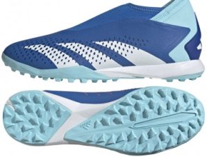 Adidas Predator Precision.3 TF GZ0001 Ψηλά Ποδοσφαιρικά Παπούτσια με Σχάρα Bright Royal / Cloud White / Bliss Blue