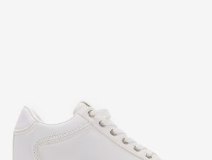 Sneakers με Εσωτερική Πλατφόρμα 022667 ΛΕΥΚΟ