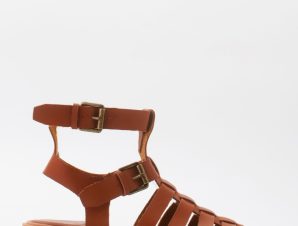 Σανδάλια Gladiator Flatform 022785 CAMEL