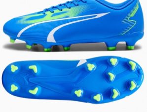 Puma Ultra Play FG/AG 107423-03 Χαμηλά Ποδοσφαιρικά Παπούτσια με Τάπες Μπλε